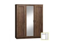 Akasztó szekrény polcokkal, lefkas tölgyfa, TEDY T15 TÍPUS, Kategória:Szekrények, Szélesség:cm Hosszúság:cm Magasság:cm