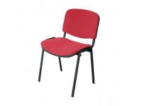 Egymásra rakható szék, piros, ISO NEW, Kategória:Étkező székek, Szélesség:cm Hosszúság:cm Magasság:cm