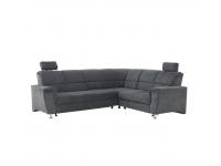 Kinyitható ülőgarnitúra, szürke szövet, jobbos, SANTIAGO, Kategória:Ülőgarnitúrák, Szélesség:cm Hosszúság:cm Magasság:cm