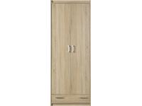 MEGA IV- 2 ajtós fiókos szekrény, Kategória:Elemes bútorok, Szélesség:80cm Hosszúság:50cm Magasság:212cm