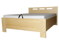 Adél ágyneműtartós ágy, Kategória:Fenyő ágyak, Szélesség:200cm Hosszúság:200cm Magasság:cm