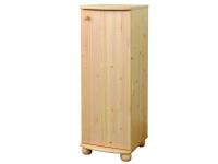 Anikó 1 ajtós keskeny komód, Kategória:Fenyő komódok, Szélesség:40cm Hosszúság:45cm Magasság:110cm