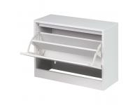 Cipősszekrény, fehér, FATMA NEW, Kategória:Előszoba bútorok, Szélesség:cm Hosszúság:cm Magasság:cm