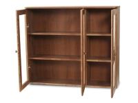 Claudia 3 ajtós üveges felsőelem, Kategória:Egyéb fenyőbútorok, Szélesség:103cm Hosszúság:120cm Magasság:35cm