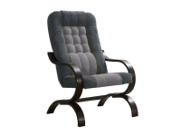 Fotel, világosszürke/sötétszürke/dió, GURU, Kategória:Fotelek, Szélesség:cm Hosszúság:cm Magasság:cm