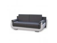 Kanapé, texilbőr fehér+szürke/szövet szürke, KARDYN, Kategória:Kanapék, Szélesség:cm Hosszúság:cm Magasság:cm