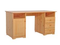 Martin 1 ajtós 3 fiókos íróasztal, Kategória:Fenyő asztalok és székek, Szélesség:150cm Hosszúság:55cm Magasság:77cm