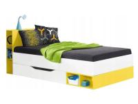 Mobi XVIII fiókos 90x200 cm-es ágy matrac nélkül, Kategória:Ifjúsági bútor, Szélesség:200cm Hosszúság:90cm Magasság:80cm