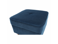 Modern puff, kék/dió, RUFINO 3 NEW, Kategória:Fotelek, Szélesség:cm Hosszúság:cm Magasság:cm