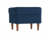 Modern puff, kék/dió, RUFINO 3 NEW, Kategória:Fotelek, Szélesség:cm Hosszúság:cm Magasság:cm