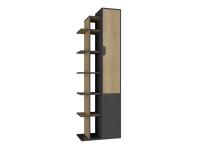 Nano 4 keskeny polcos szekrény Nano 4 keskeny polcos szekrény, Kategória:Ifjúsági bútor, Szélesség:60cm Hosszúság:40cm Magasság:195cm