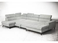 Nizza U sarokgarnitúra, Kategória:Ülőgarnitúrák, Szélesség:357cm Hosszúság:97cm Magasság:227cm