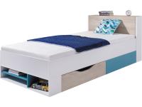 Planet XIV 90x200 cm-es ágy matrac nélkül, Kategória:Ifjúsági bútor, Szélesség:90cm Hosszúság:200cm Magasság:77cm