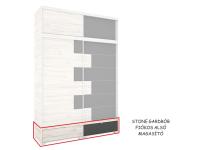 STONE gardrób, Kategória:Szekrények, Szélesség:cm Hosszúság:cm Magasság:cm