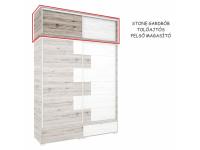 STONE gardrób, Kategória:Szekrények, Szélesség:cm Hosszúság:cm Magasság:cm