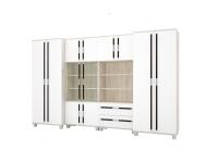 SZANDRA szekrénysor, Kategória:Szekrénysorok, Szélesség:320cm Hosszúság:53cm Magasság:197cm