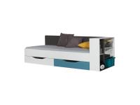 Tablo XIIA két fiókos 90x200 cm-es ágy matrac nélkül, Kategória:Ifjúsági bútor, Szélesség:200cm Hosszúság:90cm Magasság:75cm