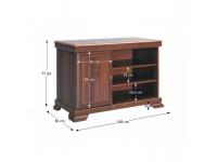 TV asztal/szekrény, samoa king, KORA KRT, Kategória:TV komódok, Szélesség:cm Hosszúság:cm Magasság:cm