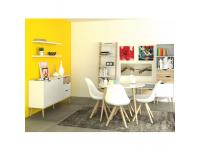 TV asztal/szekrény, sonoma tölgyfa/fehér, OSLO 75391, Kategória:TV komódok, Szélesség:cm Hosszúság:cm Magasság:cm