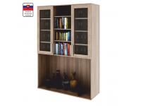 Tv szekrény üveggel, sonoma tölgy, DUNAJ, Kategória:TV komódok, Szélesség:cm Hosszúság:cm Magasság:cm