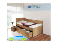 Univerzális ágy ágyneműtartóval, bükkfa, 90x200 cm, OTO, Kategória:Gyerekágyak, Szélesség:cm Hosszúság:cm Magasság:cm