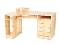 Vanessa kicsi sarokíróasztal, Kategória:Fenyő asztalok és székek, Szélesség:140cm Hosszúság:100cm Magasság:74cm