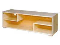 Vanessa TV állvány, Kategória:Egyéb fenyőbútorok, Szélesség:150cm Hosszúság:41cm Magasság:50cm