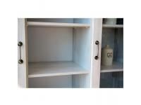 Vitrin üveg ajtóval, északi erdei fenyő/tölgyfa, ROYAL W1D, Kategória:Tálalók és vitrinek, Szélesség:cm Hosszúság:cm Magasság:cm