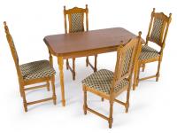 Vénusz étkező 4+1 (kis asztal + 4 db szék), Kategória:Étkező garnitúrák, Szélesség:cm Hosszúság:cm Magasság:cm