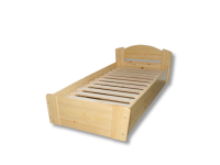 Zsolt ágyneműtartós ágy, Kategória:Fenyő ágyak, Szélesség:90cm Hosszúság:200cm Magasság:cm