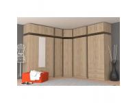 Sarokszekrény, tölgy sonoma, INVITA TYP 3, Kategória:Szekrények, Szélesség:cm Hosszúság:cm Magasság:cm