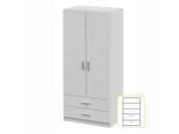 Szekrény, fehér, INVITA TYP 5, Kategória:Szekrények, Szélesség:cm Hosszúság:cm Magasság:cm