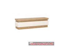 tv asztal 01,dtd laminált,tölgy riviéra/hg fehér,leonardo, Kategória:TV komódok, Szélesség:cm Hosszúság:cm Magasság:cm