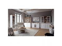 Vitrines szekrény, DTD laminált, erdei fenyő Andersen + lefkas tölgyfa, PROVANCE2, Kategória:Szekrények, Szélesség:cm Hosszúság:cm Magasság:cm