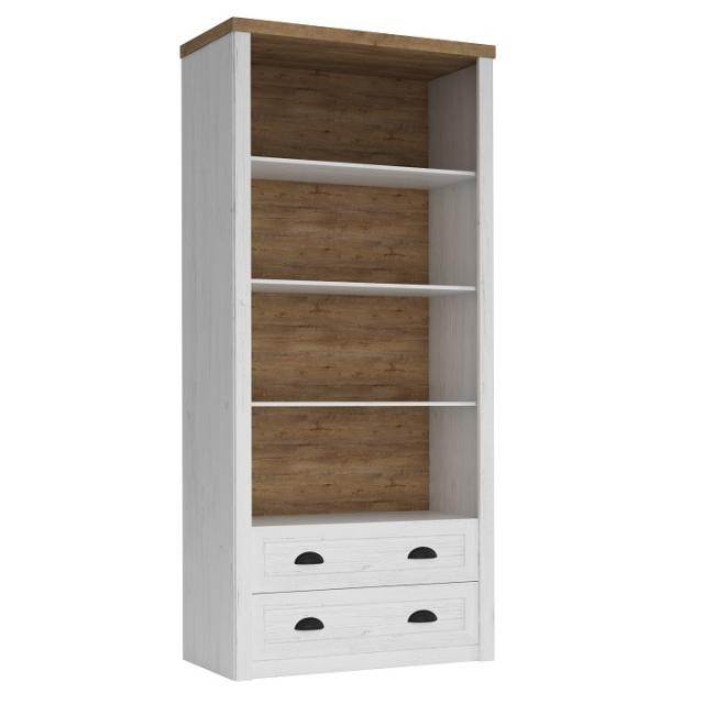 Könyvespolc R2, sosna andersen/tölgy lefkas, PROVANCE, Kategória:Polcok, Szélesség:cm Hosszúság:cm Magasság:cm