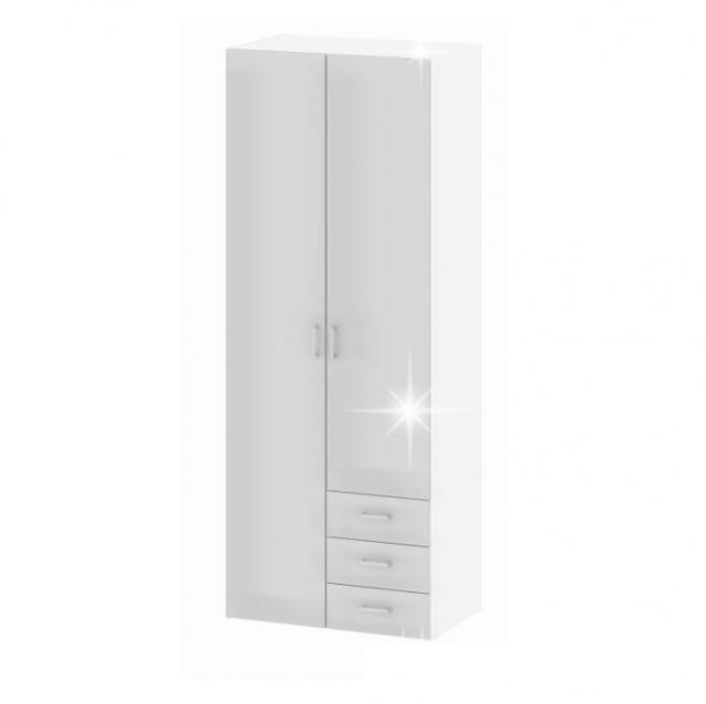 2-ajtós szekrény, fehér extra magas fényű HG, GWEN 70425, Kategória:Szekrények, Szélesség:cm Hosszúság:cm Magasság:cm