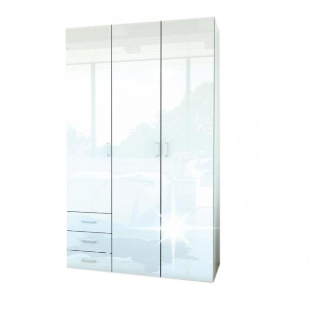 3-ajtós szekrény, fehér extra magas fényű HG, GWEN 70427, Kategória:Szekrények, Szélesség:cm Hosszúság:cm Magasság:cm