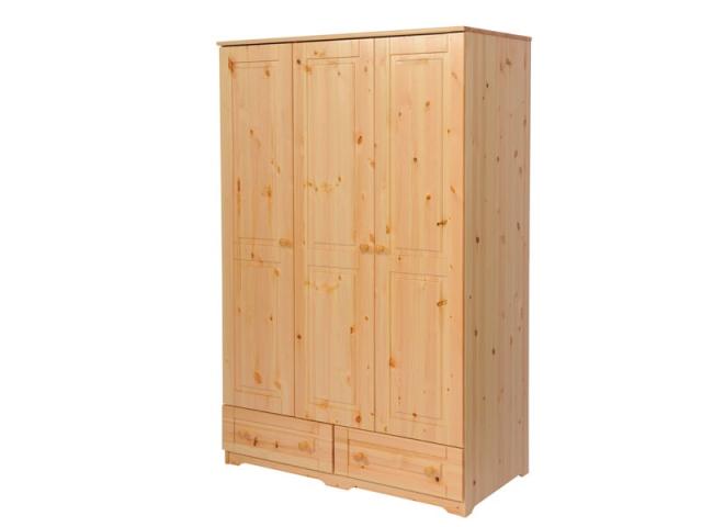 Balázs 3 ajtós 2 fiókos szekrény Balázs 3 ajtós 2 fiókos szekrény, Kategória:Fenyő szekrények, Szélesség:120cm Hosszúság:60cm Magasság:186cm