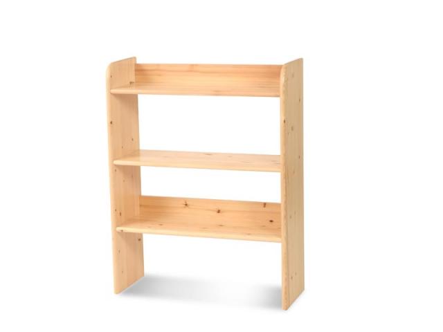 Claudia kicsi polc, Kategória:Fenyő polcok, Szélesség:30cm Hosszúság:80cm Magasság:103cm