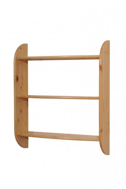 Lili falipolc 3-as 80 cm-es, Kategória:Fenyő polcok, Szélesség:80cm Hosszúság:18cm Magasság:92cm