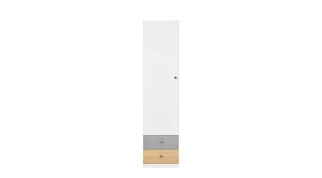 Pixel 1 ajtós 2 fiókos szekrény, Kategória:Ifjúsági bútor, Szélesség:45cm Hosszúság:40cm Magasság:190cm