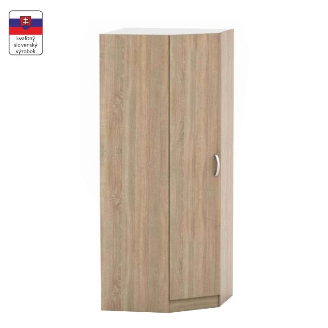 Sarokszekrény, tölgy sonoma, BETTY 2 BE02-016-00, Kategória:Szekrények, Szélesség:cm Hosszúság:cm Magasság:cm