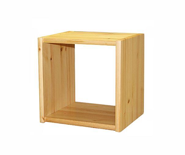 Solis négyzetes falipolc, Kategória:Fenyő polcok, Szélesség:20cm Hosszúság:35cm Magasság:35cm
