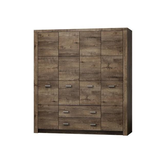 INFINITY 4 ajtós 2 fiókos szekrény, Kategória:Szekrények, Szélesség:cm Hosszúság:cm Magasság:cm