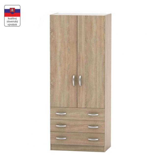 Szekrény, tölgy sonoma, BETTY 2 BE02-001-00, Kategória:Szekrények, Szélesség:cm Hosszúság:cm Magasság:cm